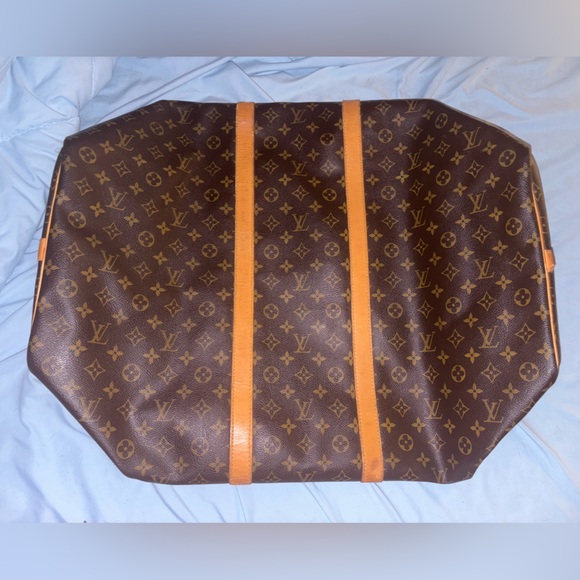 Louis Vuitton Keepall 50 Monogram Brown and Tan Duffel Bag with Monogram - Picture 2 of 9